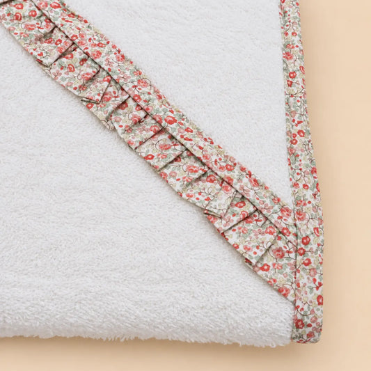 Capa de baño con volante Londres rosa | BAPUM