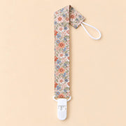 Chupetero de tela con pinza Volterra beige | BAPUM