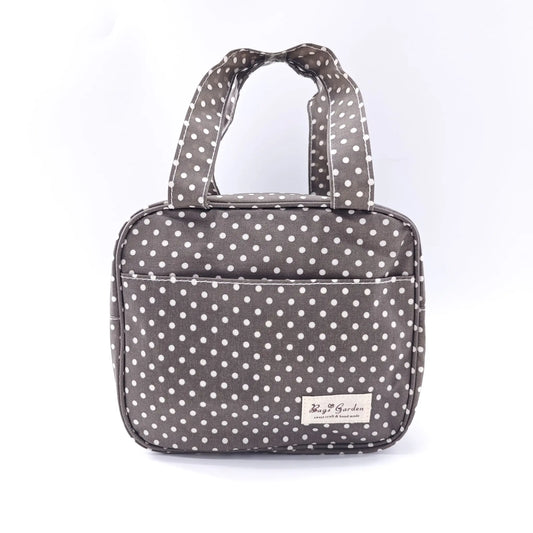 Bags Garden bolso de mano Cofre mini waterproof Dots Marrón Bags Garden Bags Garden