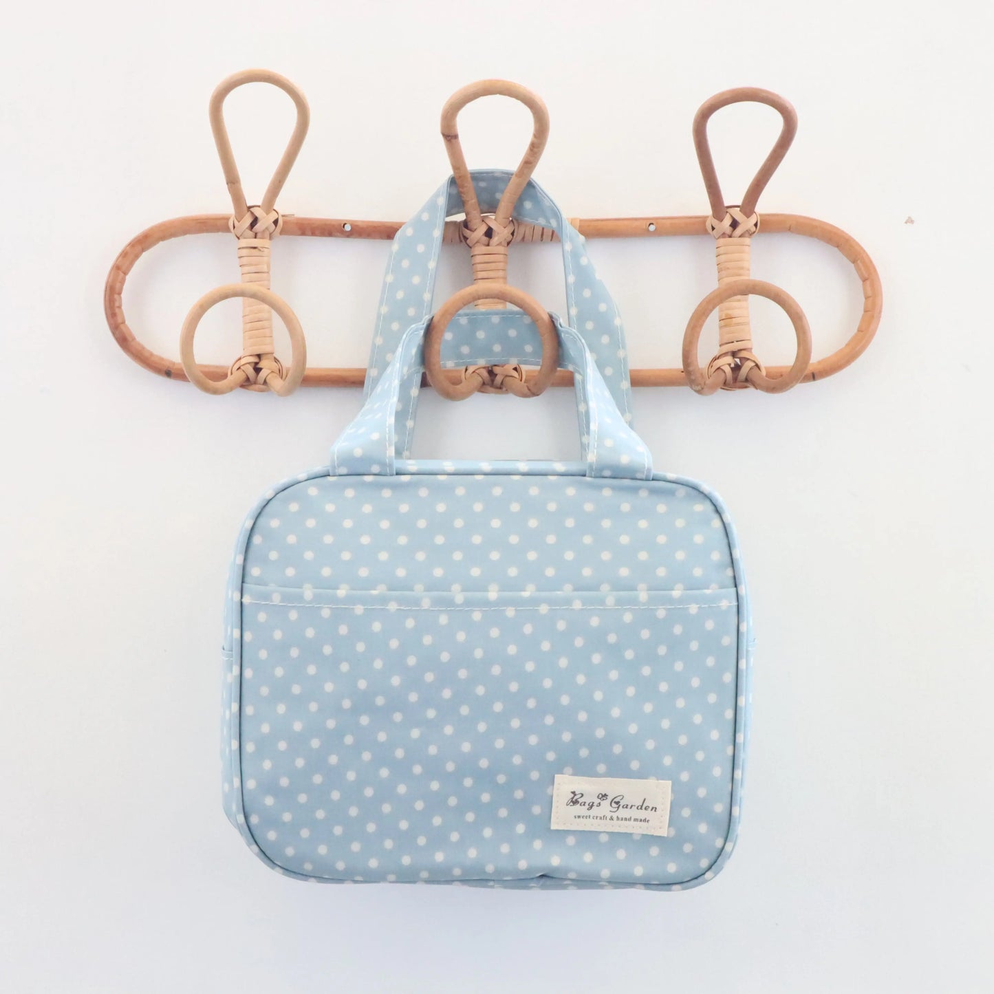 Bags Garden bolso de mano Cofre mini waterproof Lunares Azulado Bags Garden Bags Garden
