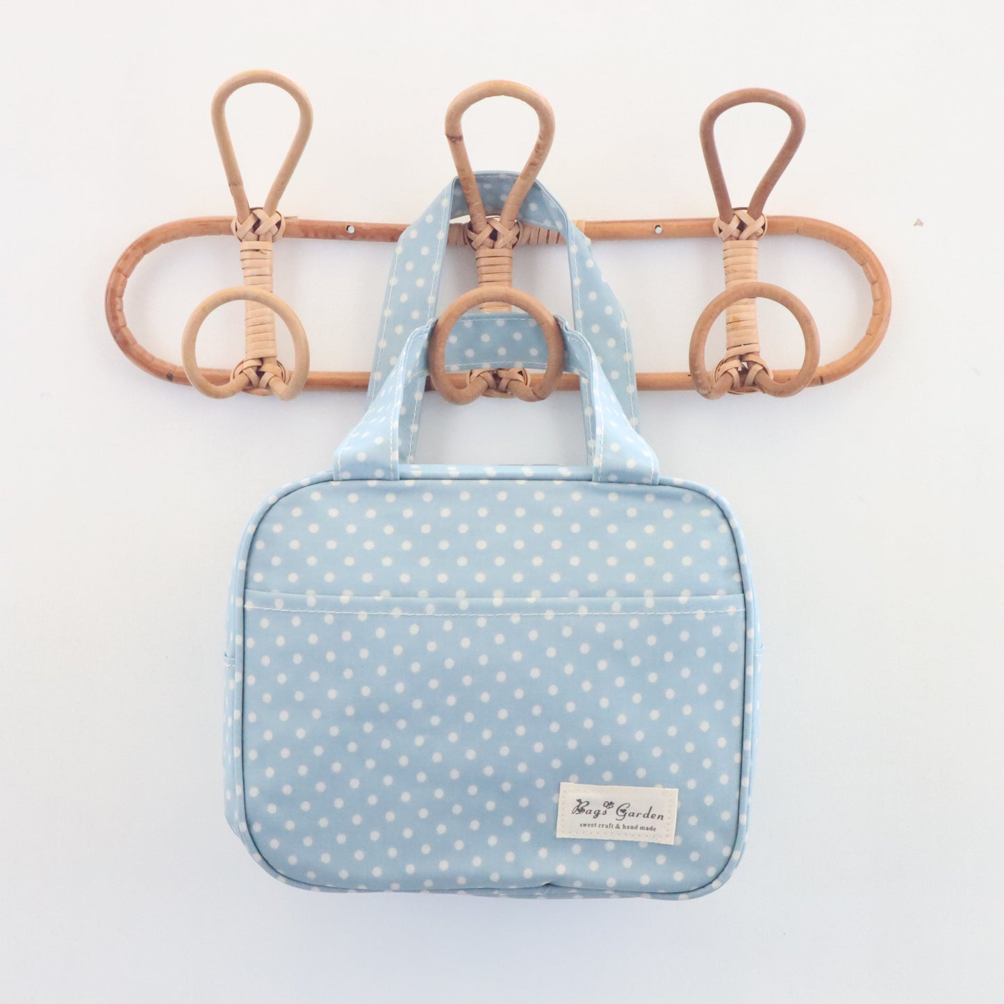 Bags Garden bolso de mano Cofre mini waterproof Lunares Azulado Bags Garden Bags Garden