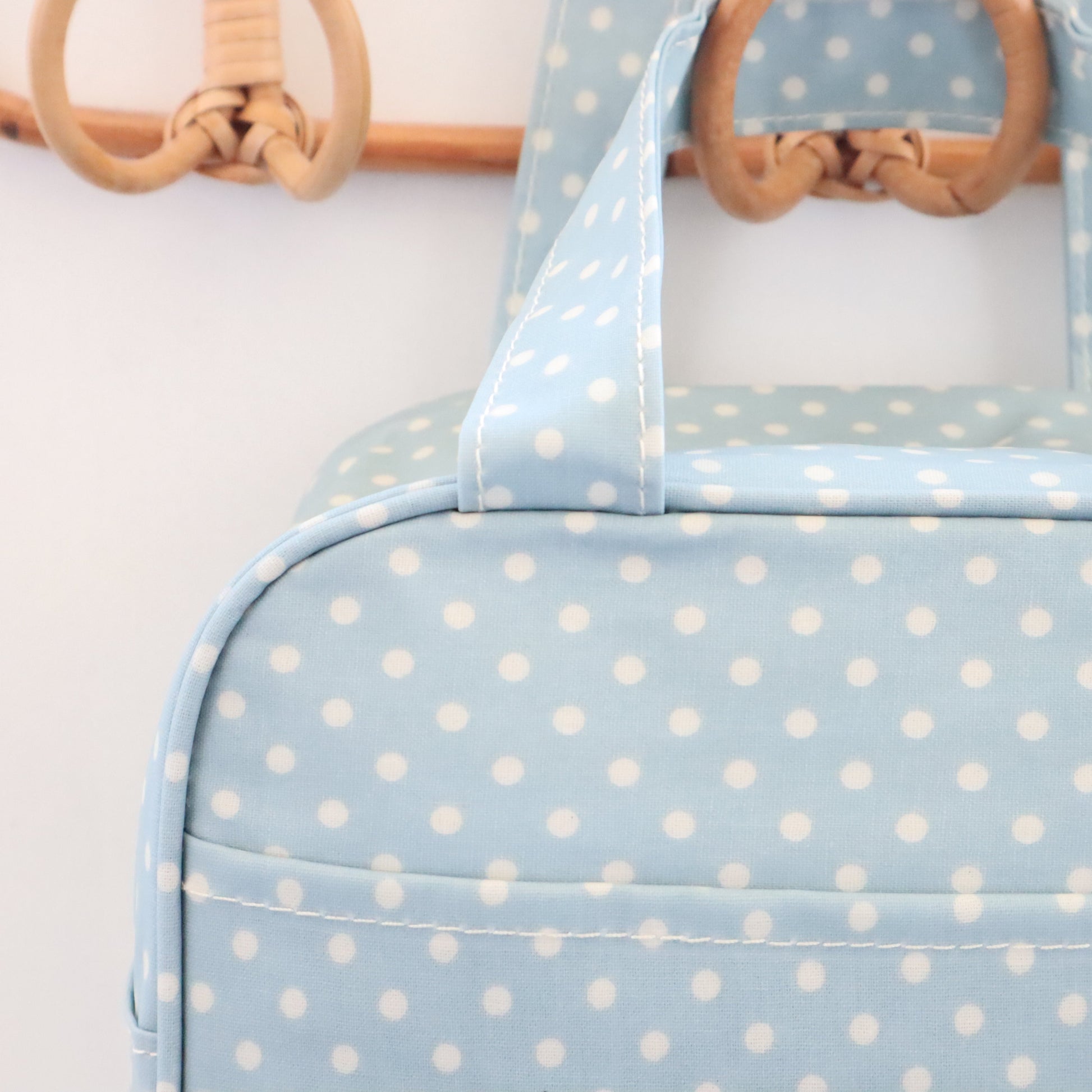 Bags Garden bolso de mano Cofre mini waterproof Lunares Azulado Bags Garden Bags Garden