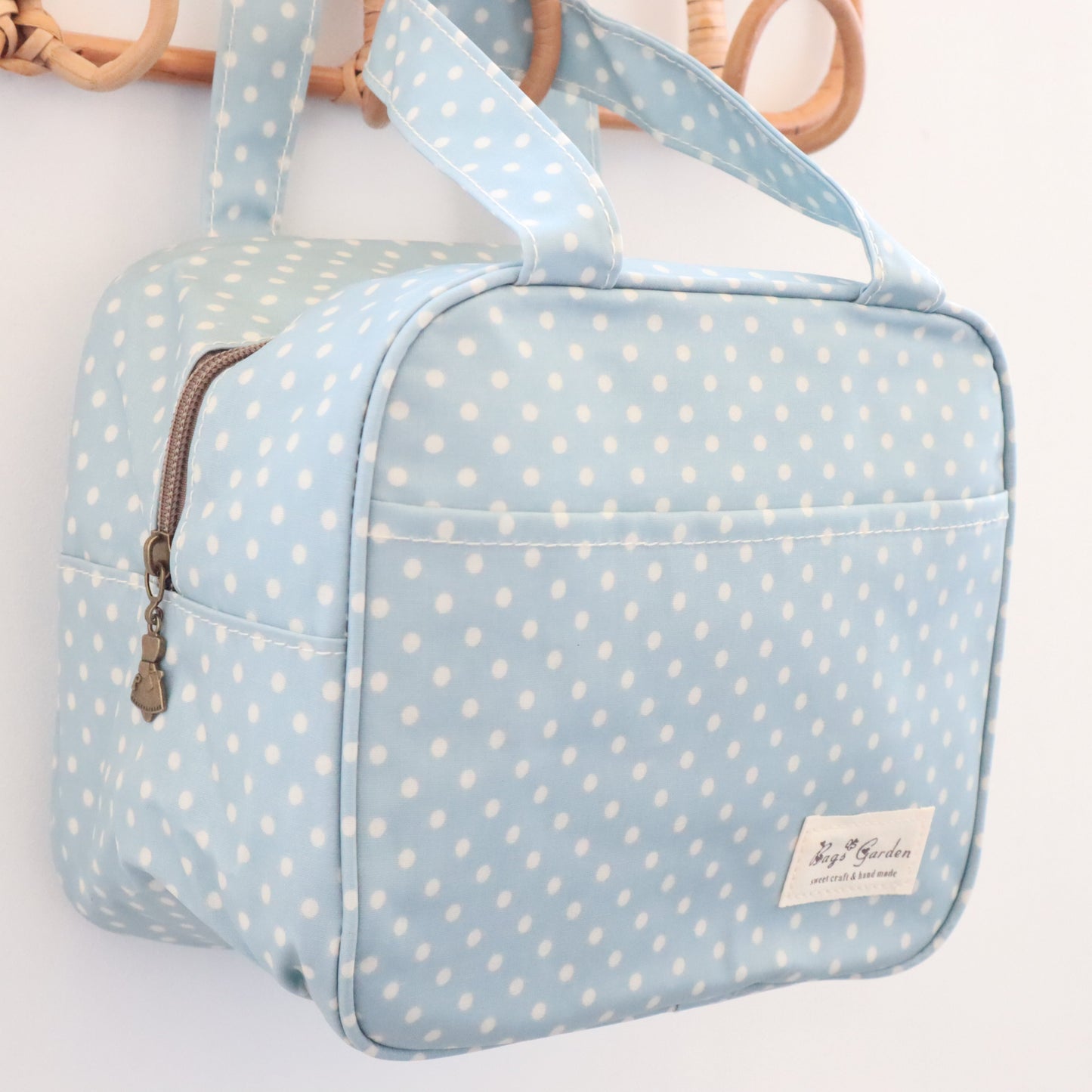 Bags Garden bolso de mano Cofre mini waterproof Lunares Azulado Bags Garden Bags Garden