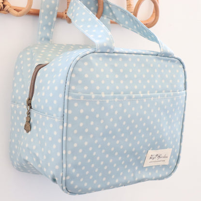 Bags Garden bolso de mano Cofre mini waterproof Lunares Azulado Bags Garden Bags Garden