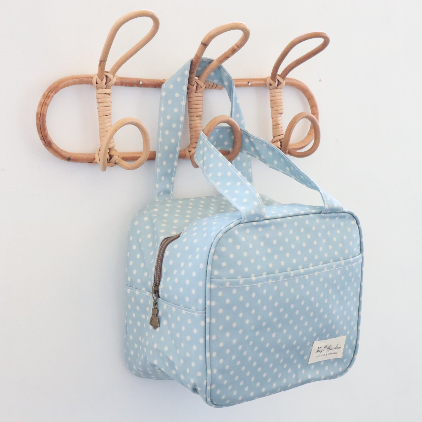 Bags Garden bolso de mano Cofre mini waterproof Lunares Azulado Bags Garden Bags Garden