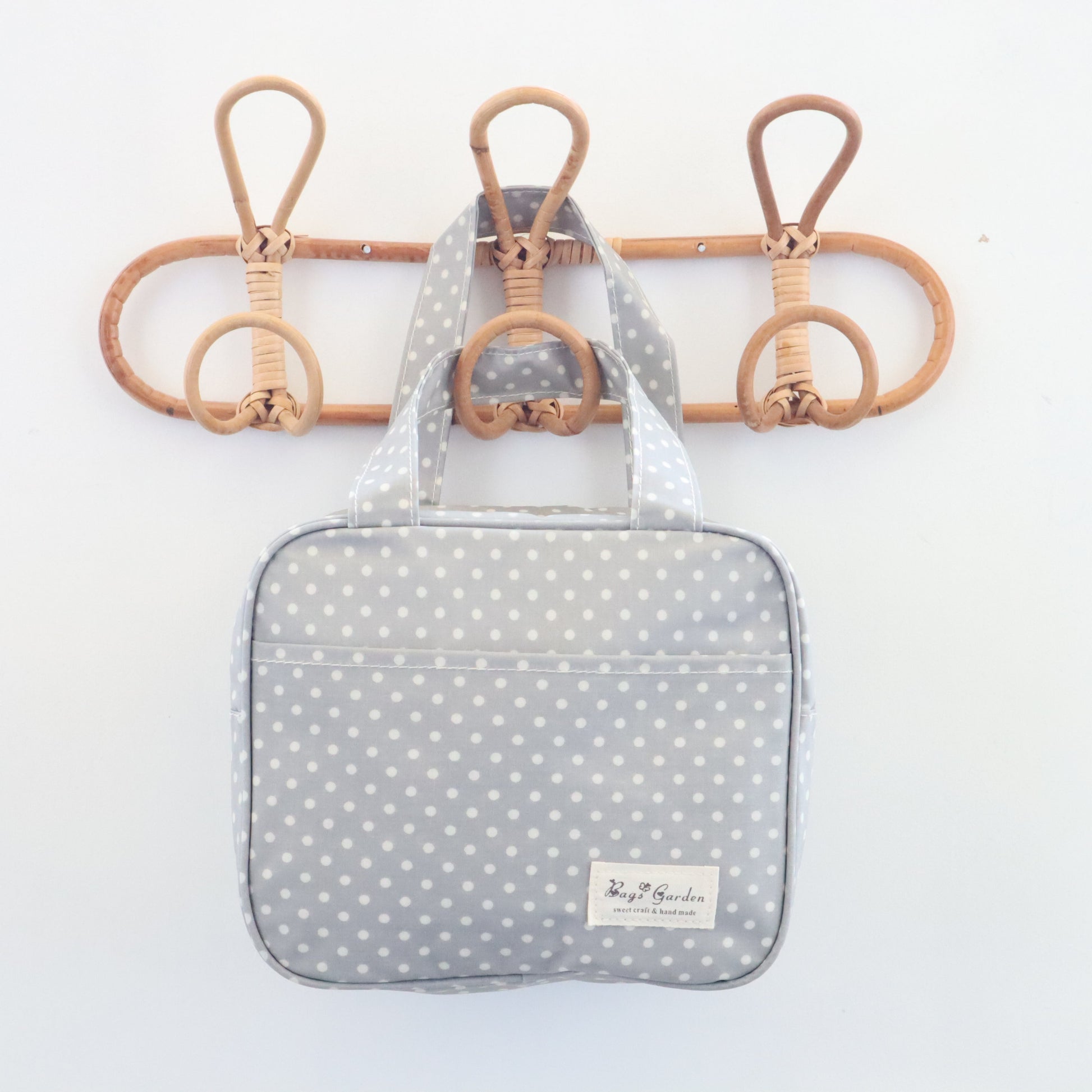 Bags Garden bolso de mano Cofre mini waterproof Lunares Greige Bags Garden Bags Garden