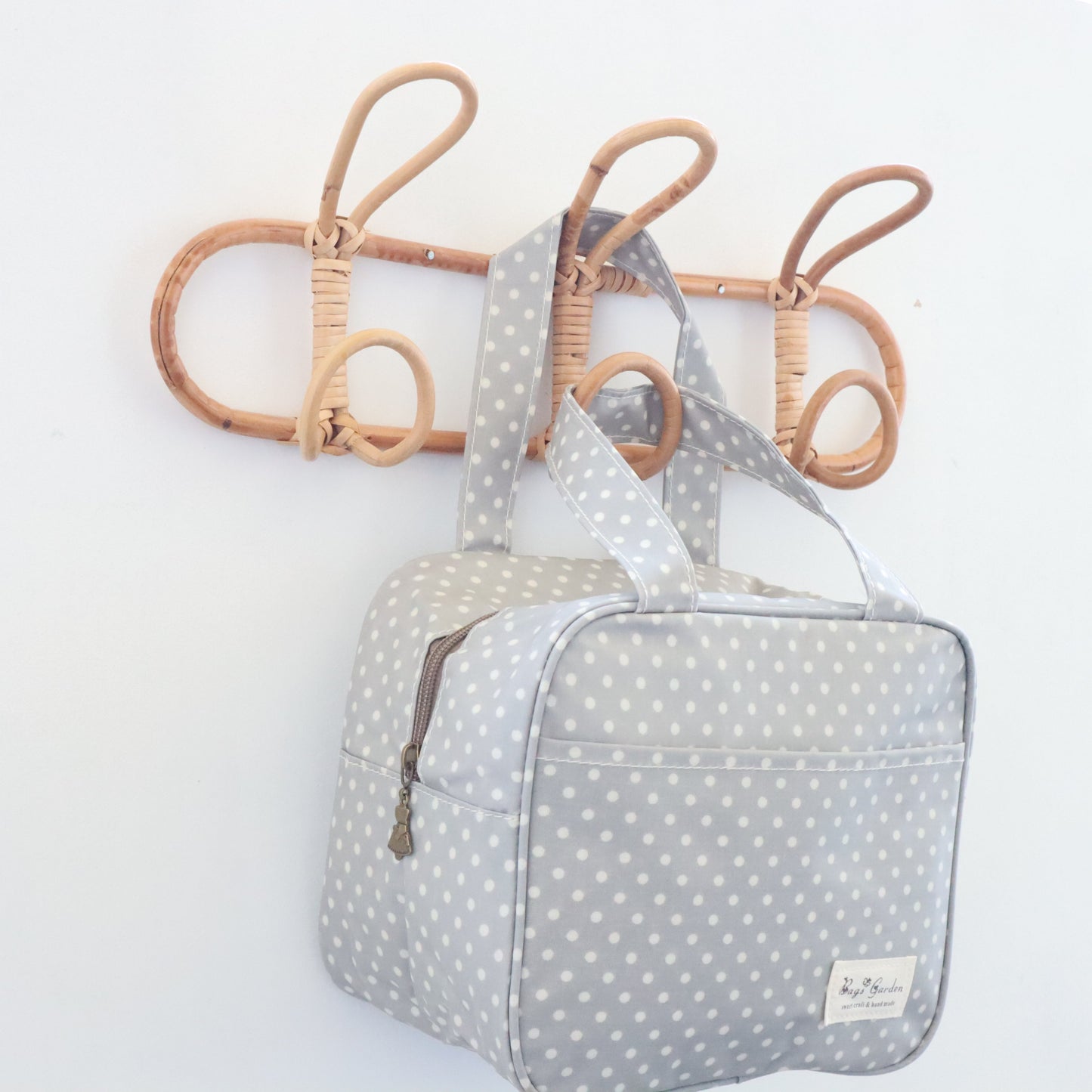 Bags Garden bolso de mano Cofre mini waterproof Lunares Greige Bags Garden Bags Garden