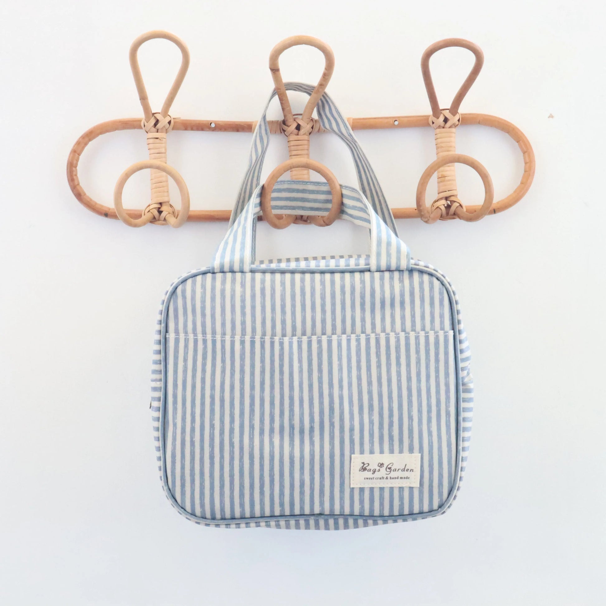 Bags Garden bolso de mano Cofre mini waterproof Rayas Azulado Bags Garden Bags Garden