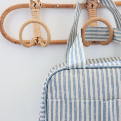 Bags Garden bolso de mano Cofre mini waterproof Rayas Azulado Bags Garden Bags Garden