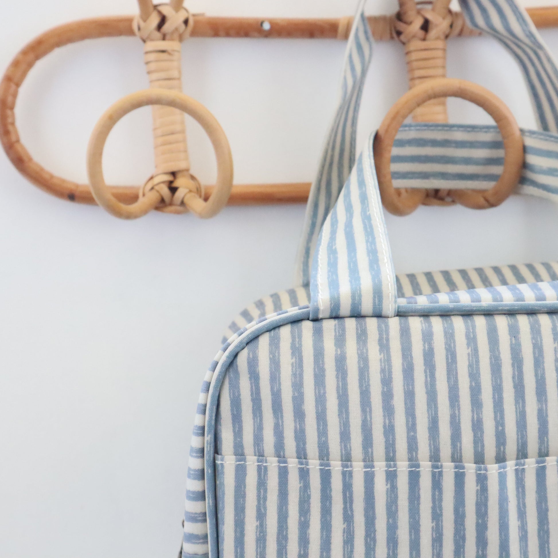 Bags Garden bolso de mano Cofre mini waterproof Rayas Azulado Bags Garden Bags Garden