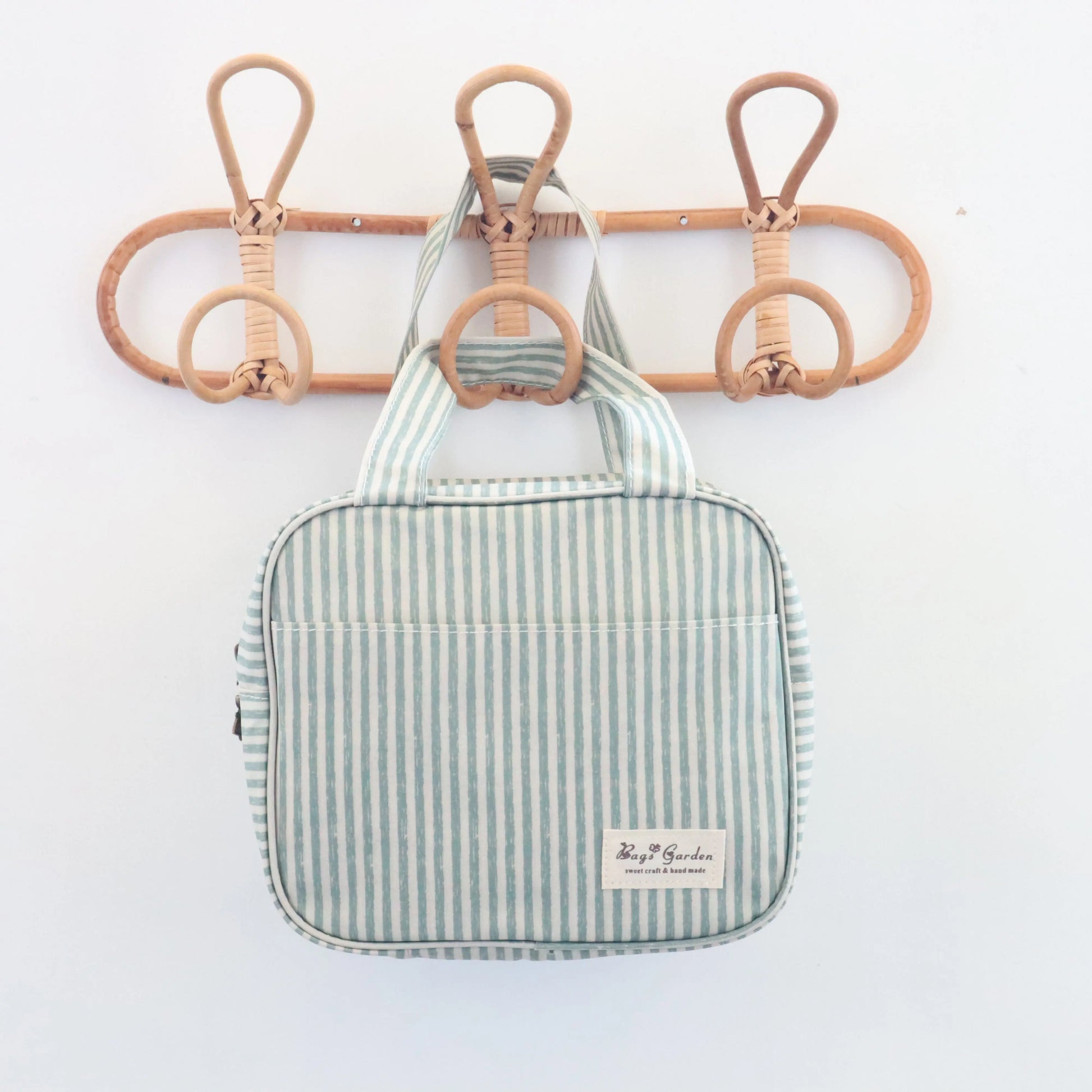 Bags Garden bolso de mano Cofre mini waterproof Rayas Mint Bags Garden Bags Garden