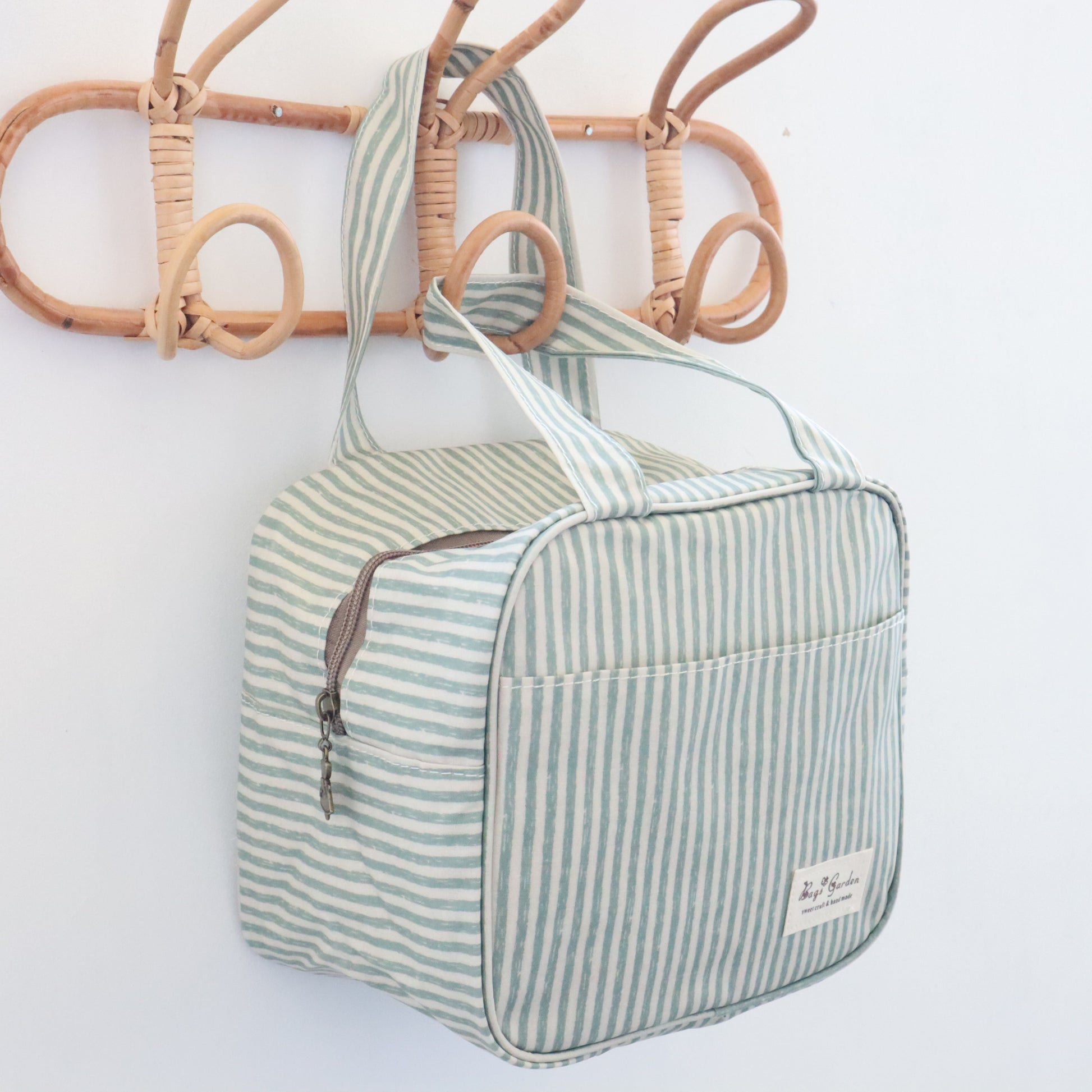 Bags Garden bolso de mano Cofre mini waterproof Rayas Mint Bags Garden Bags Garden