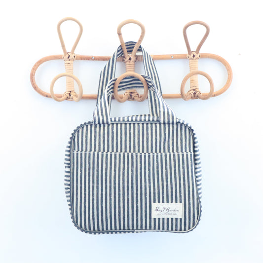 Bags Garden bolso de mano Cofre mini waterproof Rayas Negro Bags Garden Bags Garden