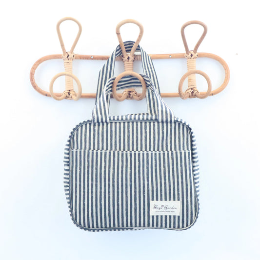 Bags Garden bolso de mano Cofre mini waterproof Rayas Negro Bags Garden Bags Garden