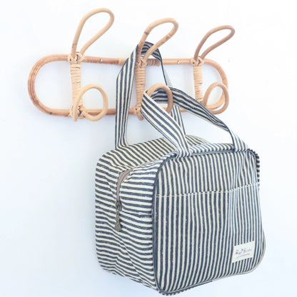 Bags Garden bolso de mano Cofre mini waterproof Rayas Negro Bags Garden Bags Garden