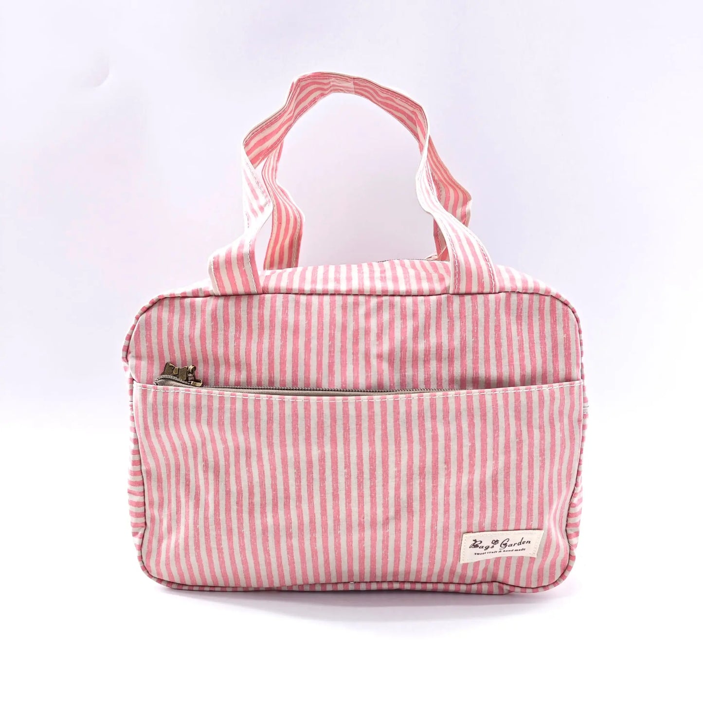 Bags Garden bolso de mano Cofre waterproof Rayas Rosa Bags Garden Bags Garden