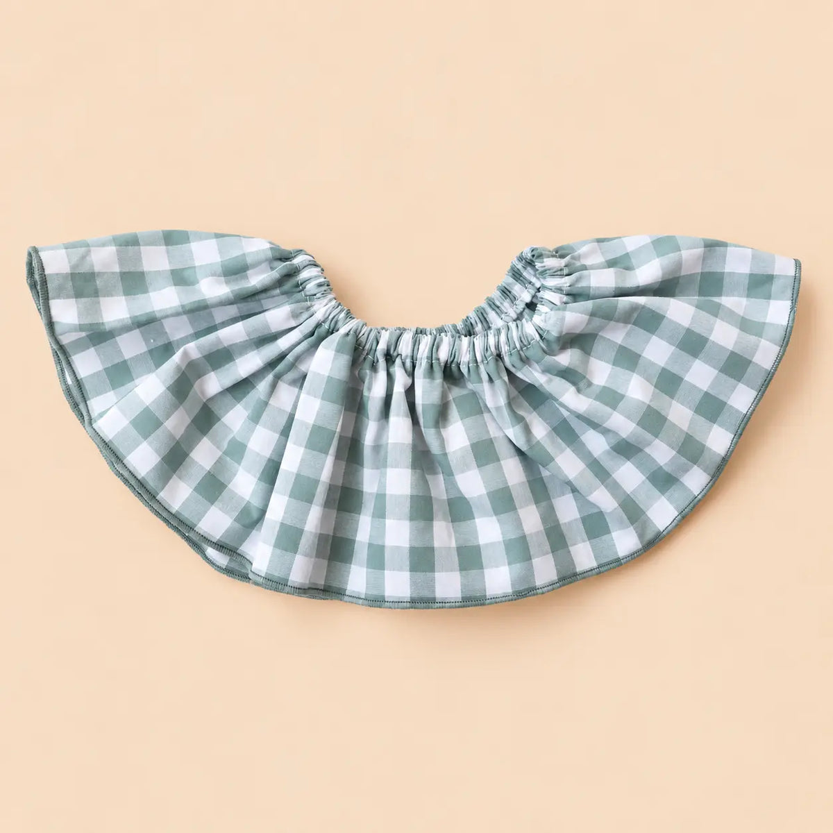 Cuello de volante quita y pon Vichy menta | BAPUM