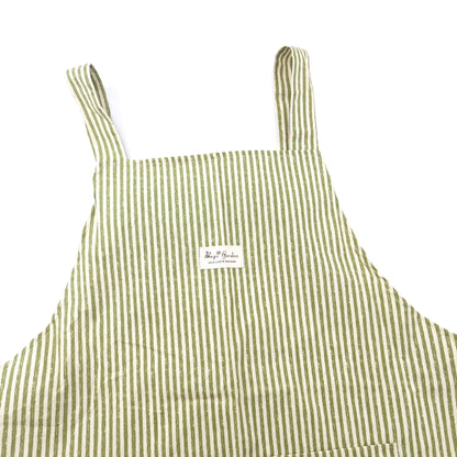 Bags Garden maleta Delantal algodón Rayas Verde Bags Garden Bags Garden