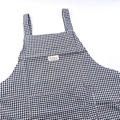 Bags Garden maleta Delantal algodón Vichy Negro Bags Garden Bags Garden