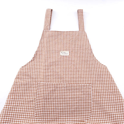 Bags Garden maleta Delantal algodón Vichy toffee Bags Garden Bags Garden