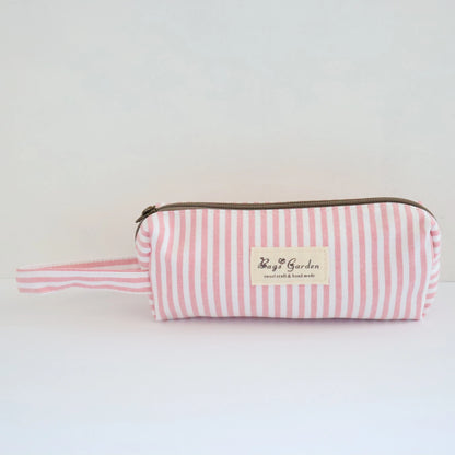 Bags Garden bolso de mano Estuche de Algodón Bags Garden Raya ancha Rosa Bags Garden
