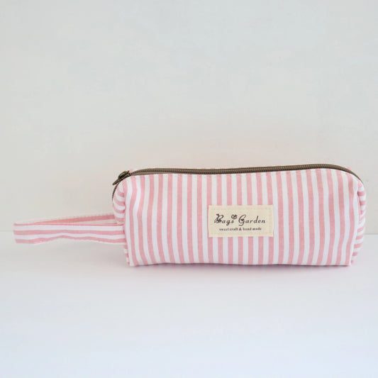 Bags Garden bolso de mano Estuche de Algodón Bags Garden Raya ancha Rosa Bags Garden