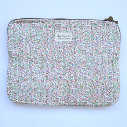 Bags Garden bolso de mano Funda Ordenador portátil 13' algodón Salvia Bags Garden Bags Garden