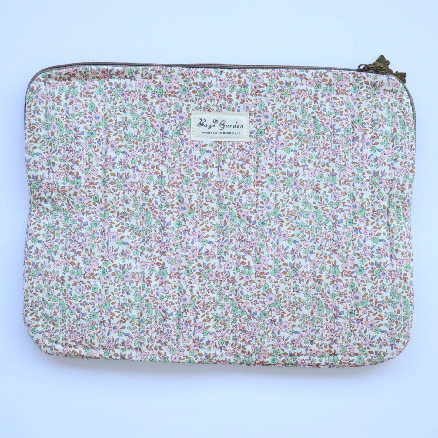 Bags Garden bolso de mano Funda Ordenador portátil 13' algodón Salvia Bags Garden Bags Garden