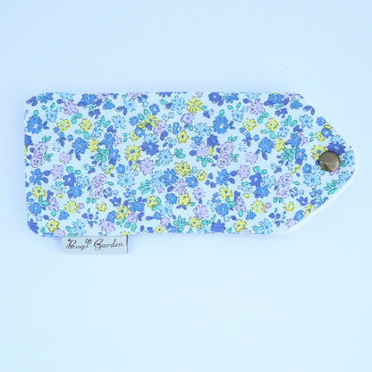Bags Garden bolso de mano Funda de Gafas de Algodón Bags Garden floral Azahar Bags Garden