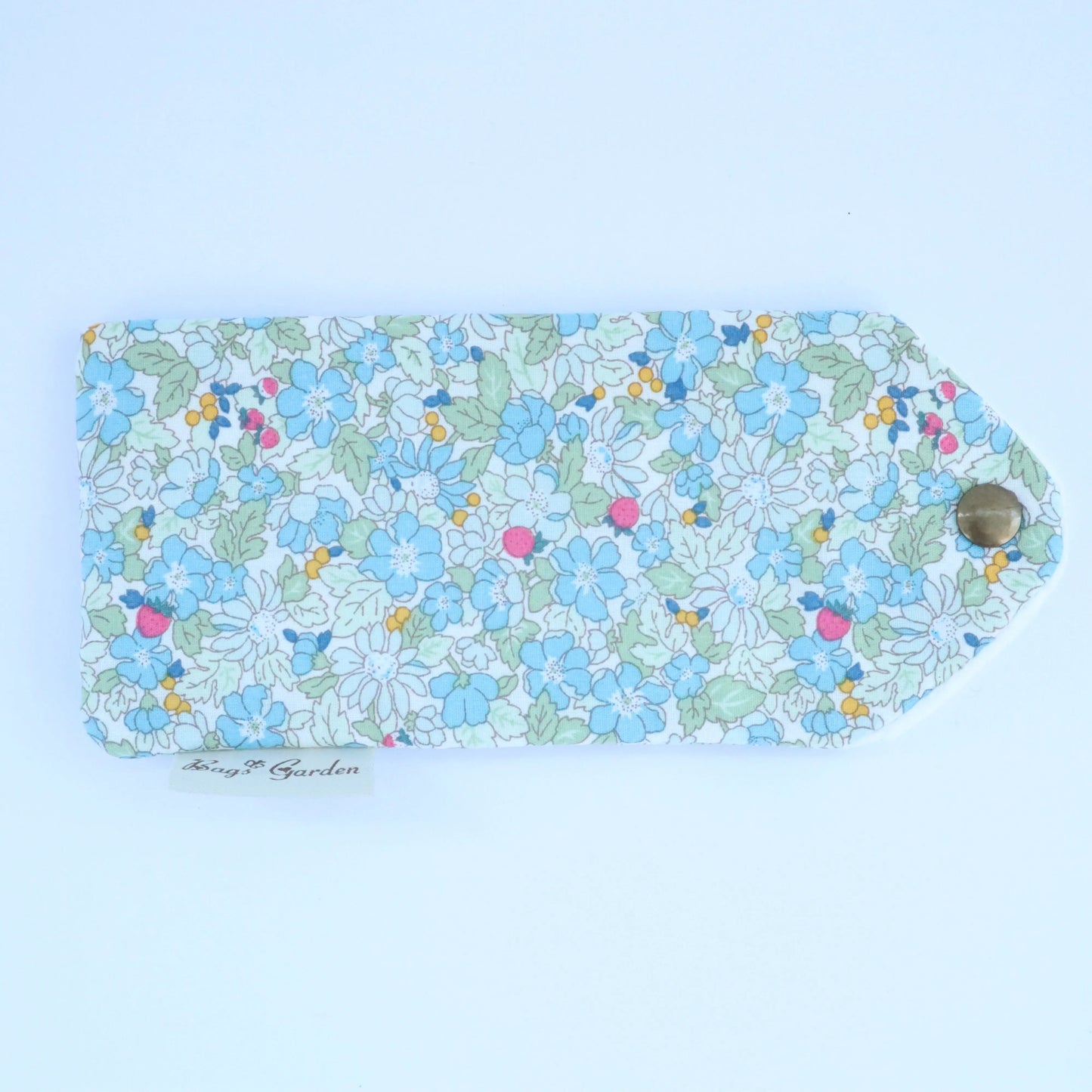 Bags Garden bolso de mano Funda de Gafas de Algodón Bags Garden floral Menta Bags Garden