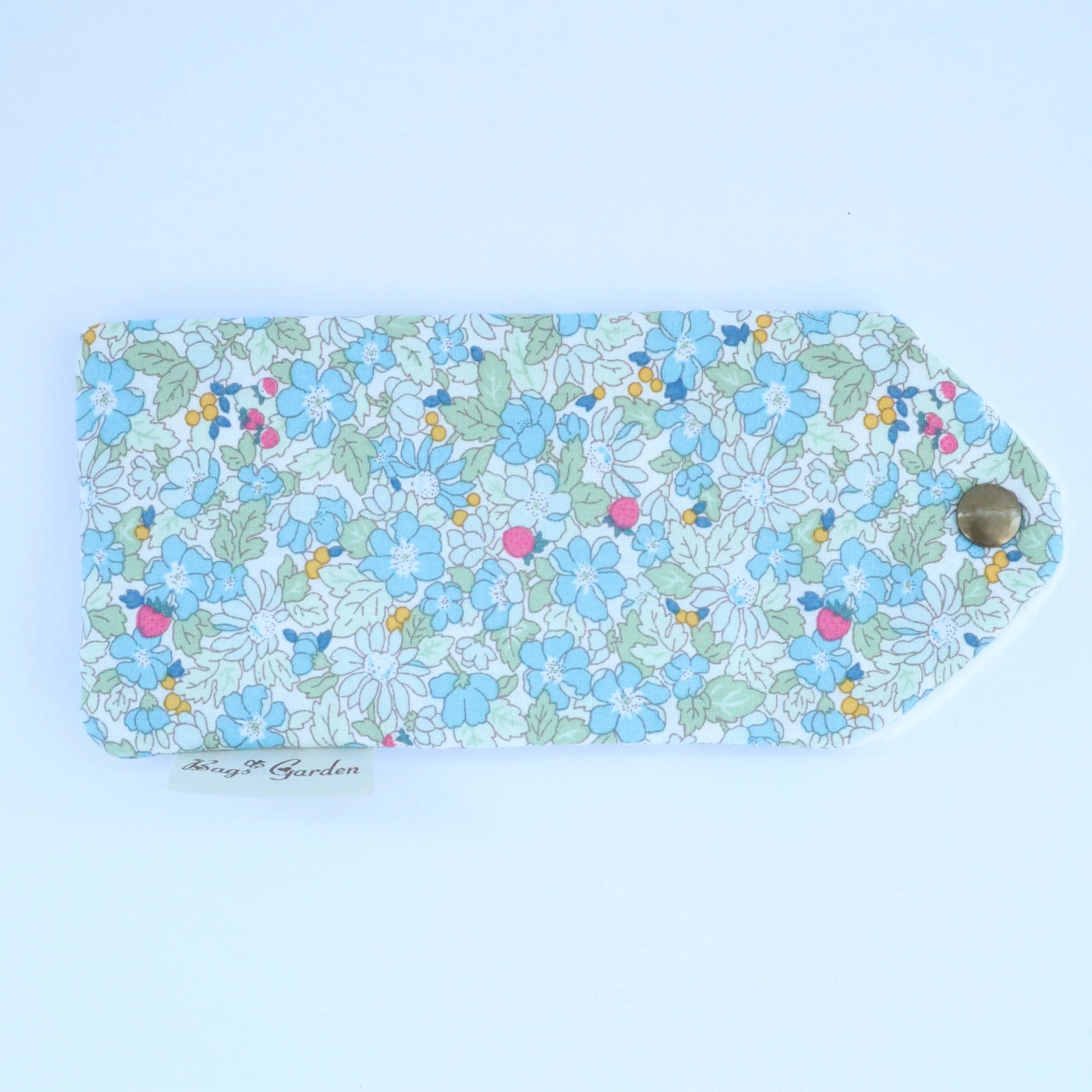 Bags Garden bolso de mano Funda de Gafas de Algodón Bags Garden floral Menta Bags Garden