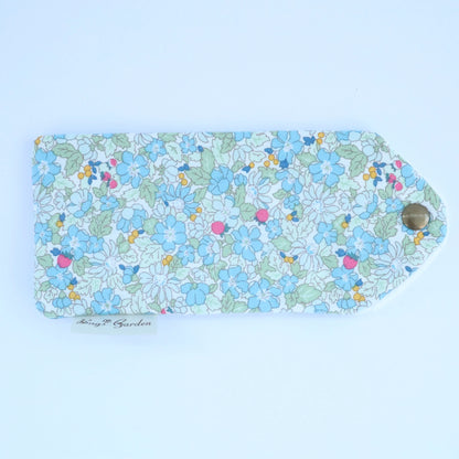 Bags Garden bolso de mano Funda de Gafas de Algodón Bags Garden floral Menta Bags Garden