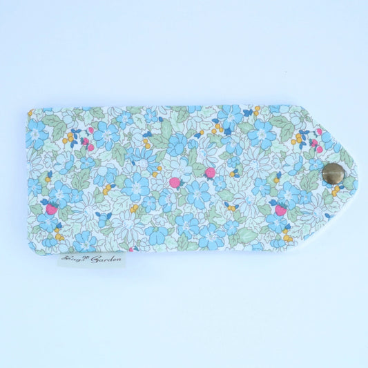 Bags Garden bolso de mano Funda de Gafas de Algodón Bags Garden floral Menta Bags Garden