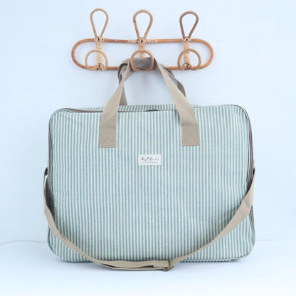 Bags Garden maleta Maleta de maternidad impermeable Bags Garden Rayas Mint Bags Garden