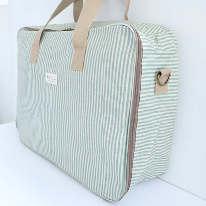 Bags Garden maleta Maleta de maternidad impermeable Bags Garden Rayas Mint Bags Garden