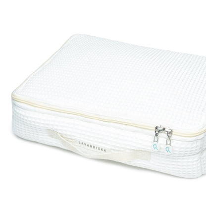 Maleta de maternidad Bapum Kids Maleta de maternidad para Hospital Waffle Crudo