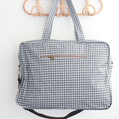 Bags Garden maleta Maletita waterproof Vichy Negro Bags Garden Bags Garden