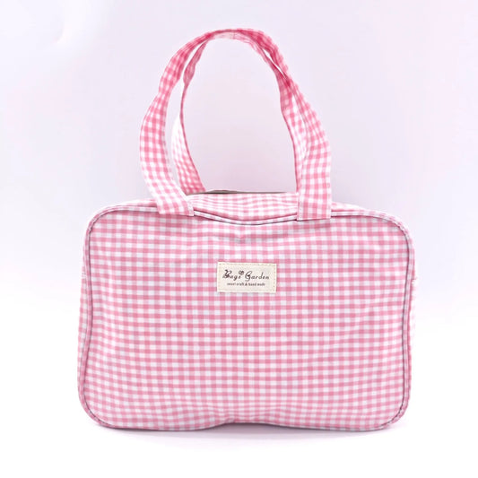 Bags Garden maleta Maletita waterproof Vichy Rosa Bags Garden Bags Garden