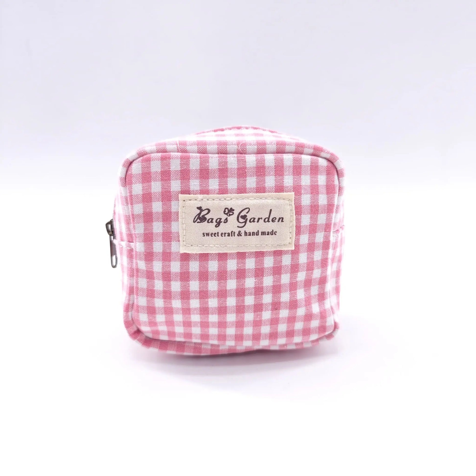 Bags Garden bolso de mano Mini pouch algodón Vichy Rosa Bags Garden Bags Garden