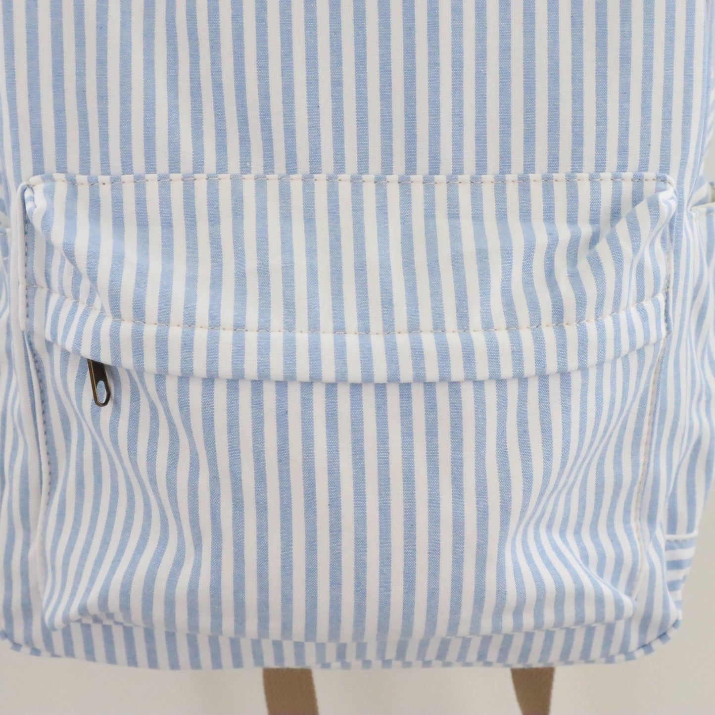 Bags Garden mochila Mochila maxi algodon Raya ancha Azulado Bags Garden Bags Garden