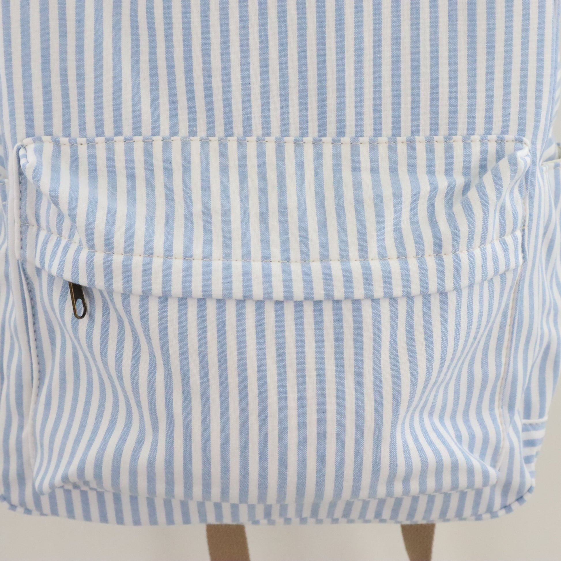 Bags Garden mochila Mochila maxi algodon Raya ancha Azulado Bags Garden Bags Garden