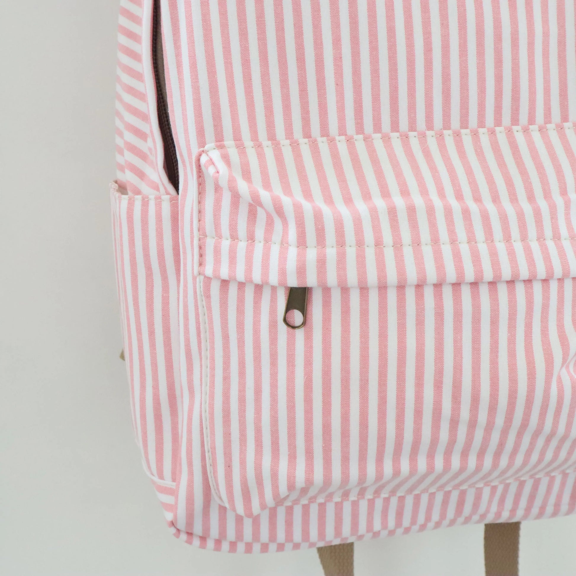 Bags Garden mochila Mochila maxi algodon Raya ancha Rosa Bags Garden Bags Garden