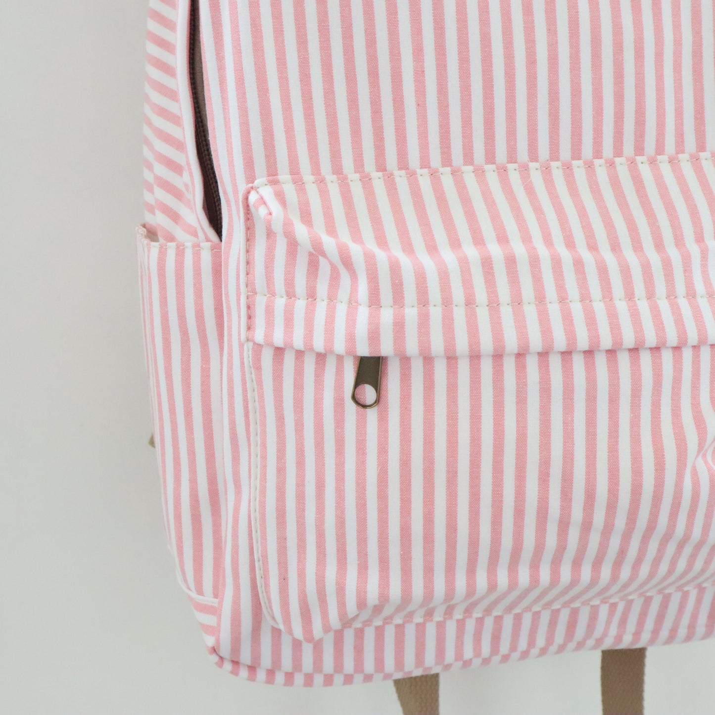 Bags Garden mochila Mochila maxi algodon Raya ancha Rosa Bags Garden Bags Garden