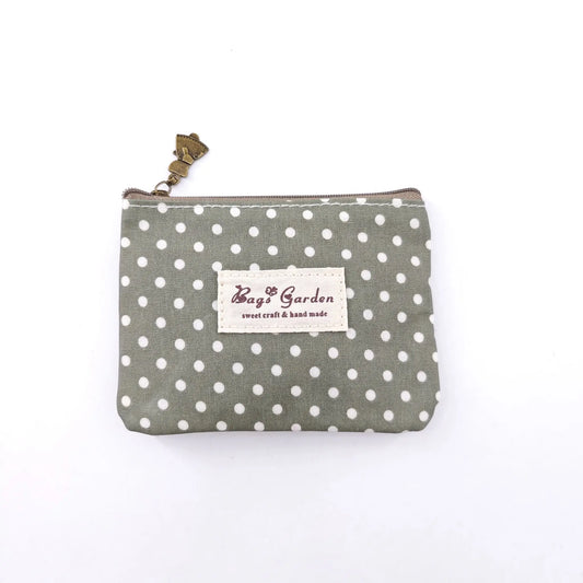 Bags Garden monedero Monedero Waterproof Lunares Verde Bags Garden Bags Garden