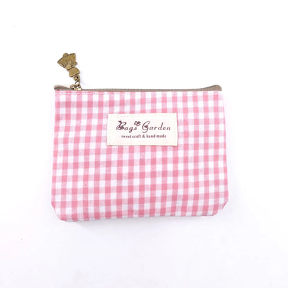 Bags Garden monedero Monedero Waterproof Vichy Rosa Bags Garden Bags Garden