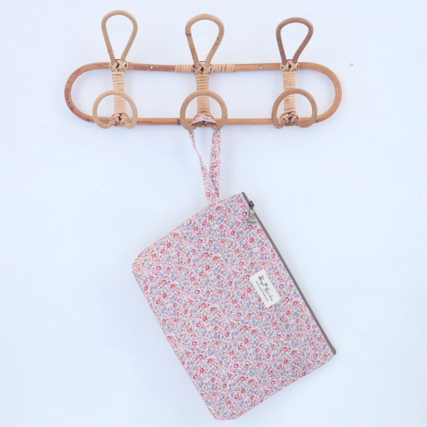 Neceser Maxi Impermeable Floral Frambuesa Bags Garden