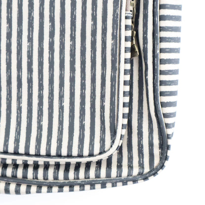 Bags Garden bolso de mano Neceser Maxi compartimentos waterproof Rayas Negro Bags Garden Bags Garden