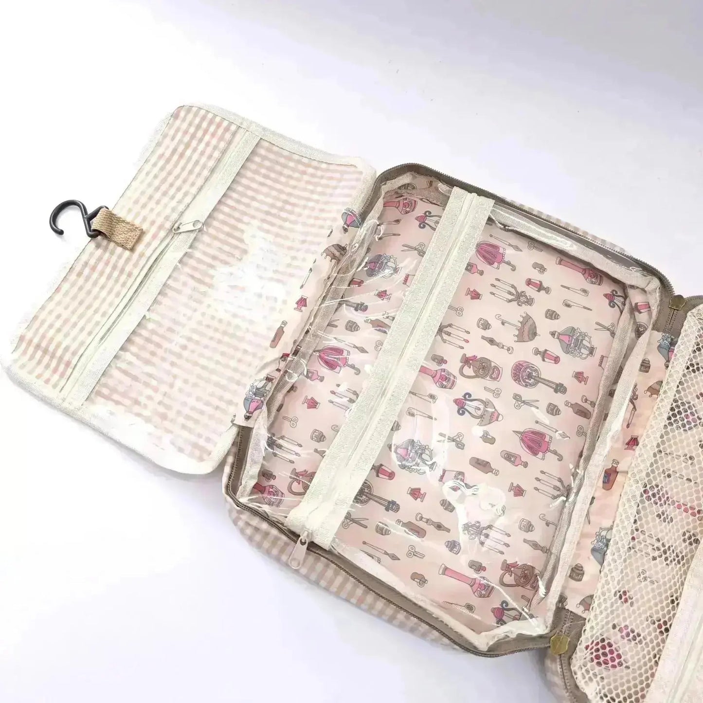 Bags Garden bolso de mano Neceser Maxi compartimentos waterproof Avellana Bags Garden Bags Garden