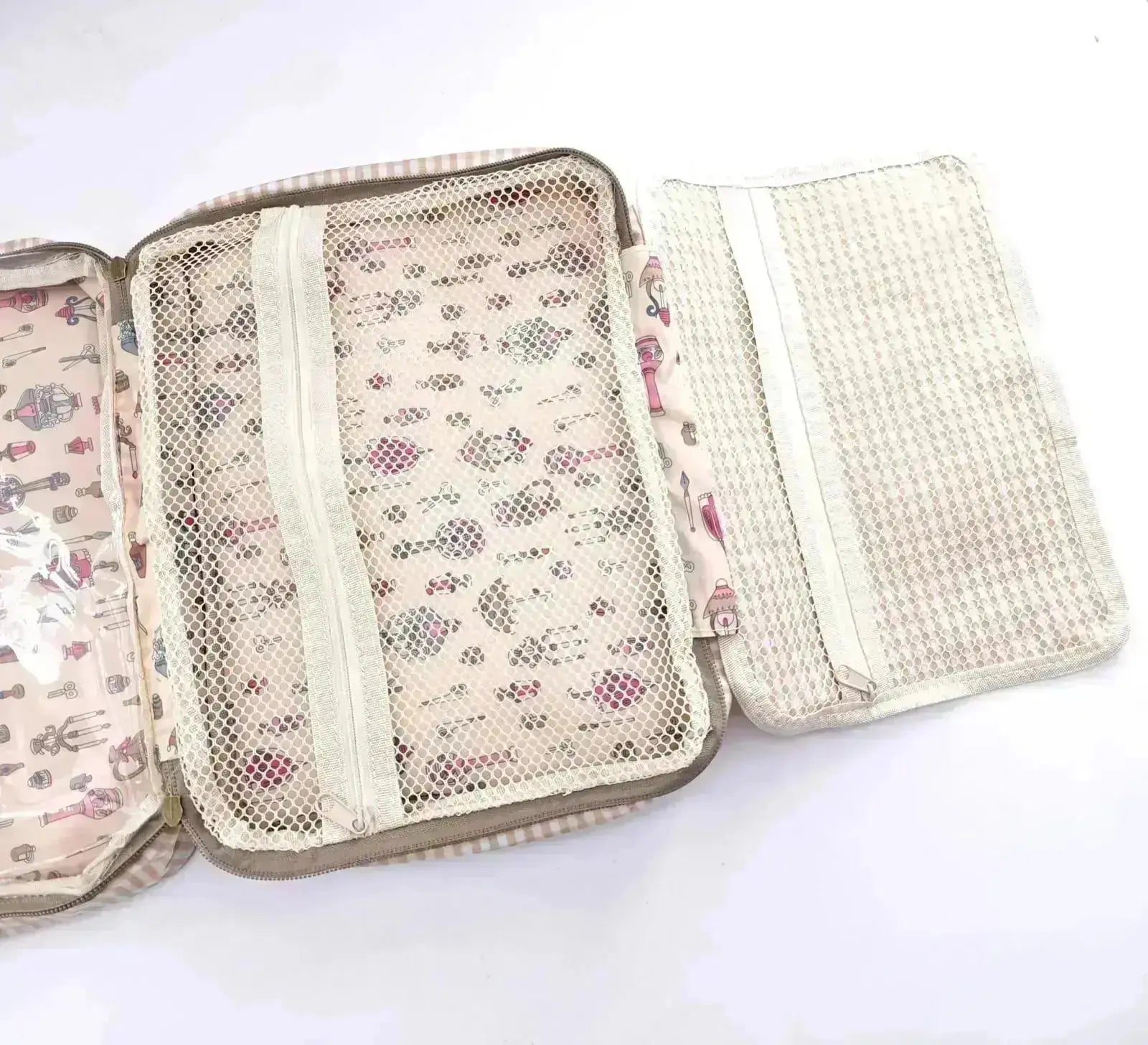 Bags Garden bolso de mano Neceser Maxi compartimentos waterproof Avellana Bags Garden Bags Garden