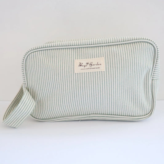 Bags Garden bolso de mano Neceser algodón Rayas Mint Bags Garden Bags Garden